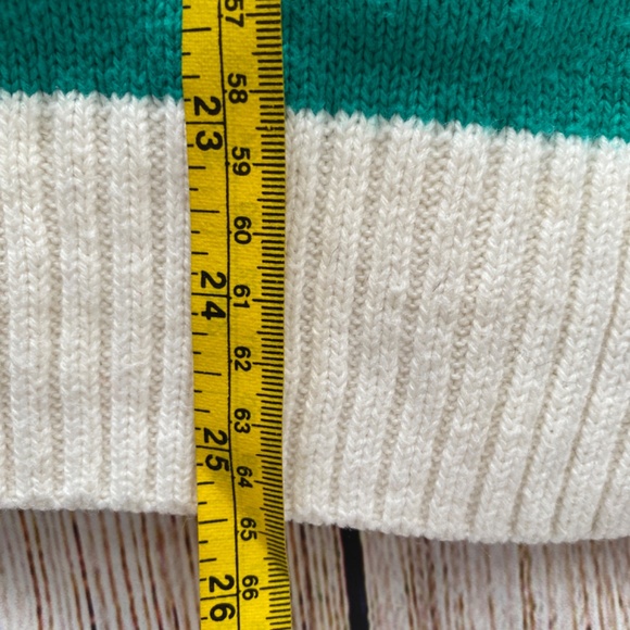 Vintage Boulevard Club - Women's Crew Neck Sweater - Preppy Striped Pullover - Picture 11 of 11